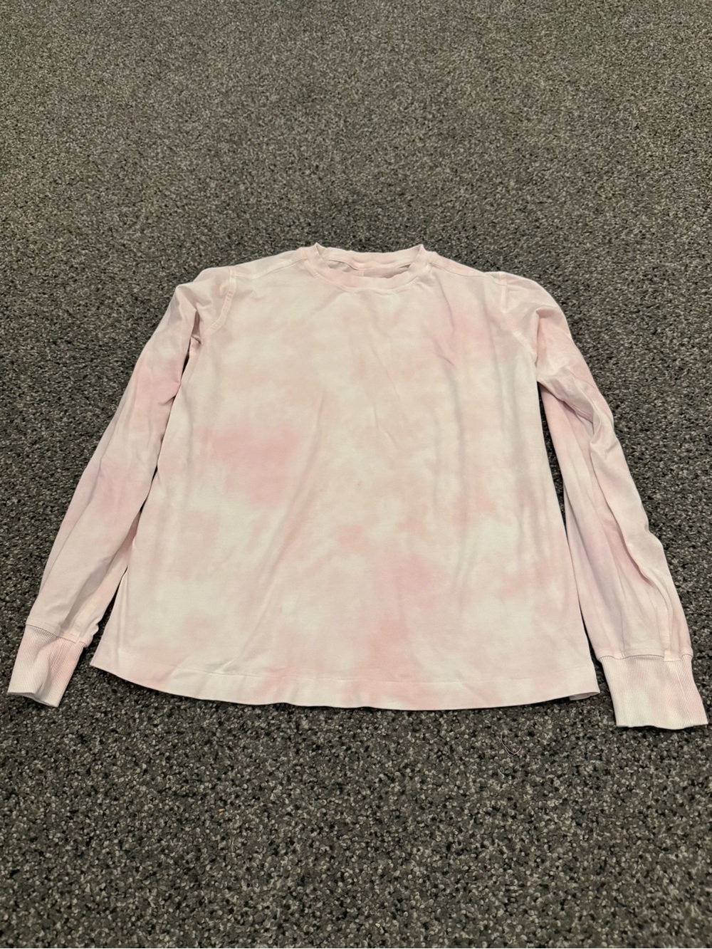 lululemon athletica Long-Sleeve Tie-Dye Crewneck Top - Light Pink